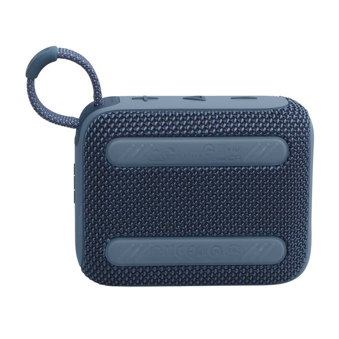 JBL GO 4 Altavoz Bluetooth Portátil, 4.2W, Sonido JBL Pro, Resistente al Agua IP67, Color Azul, hasta 7h de Batería, Ref: JBLGO4BLU